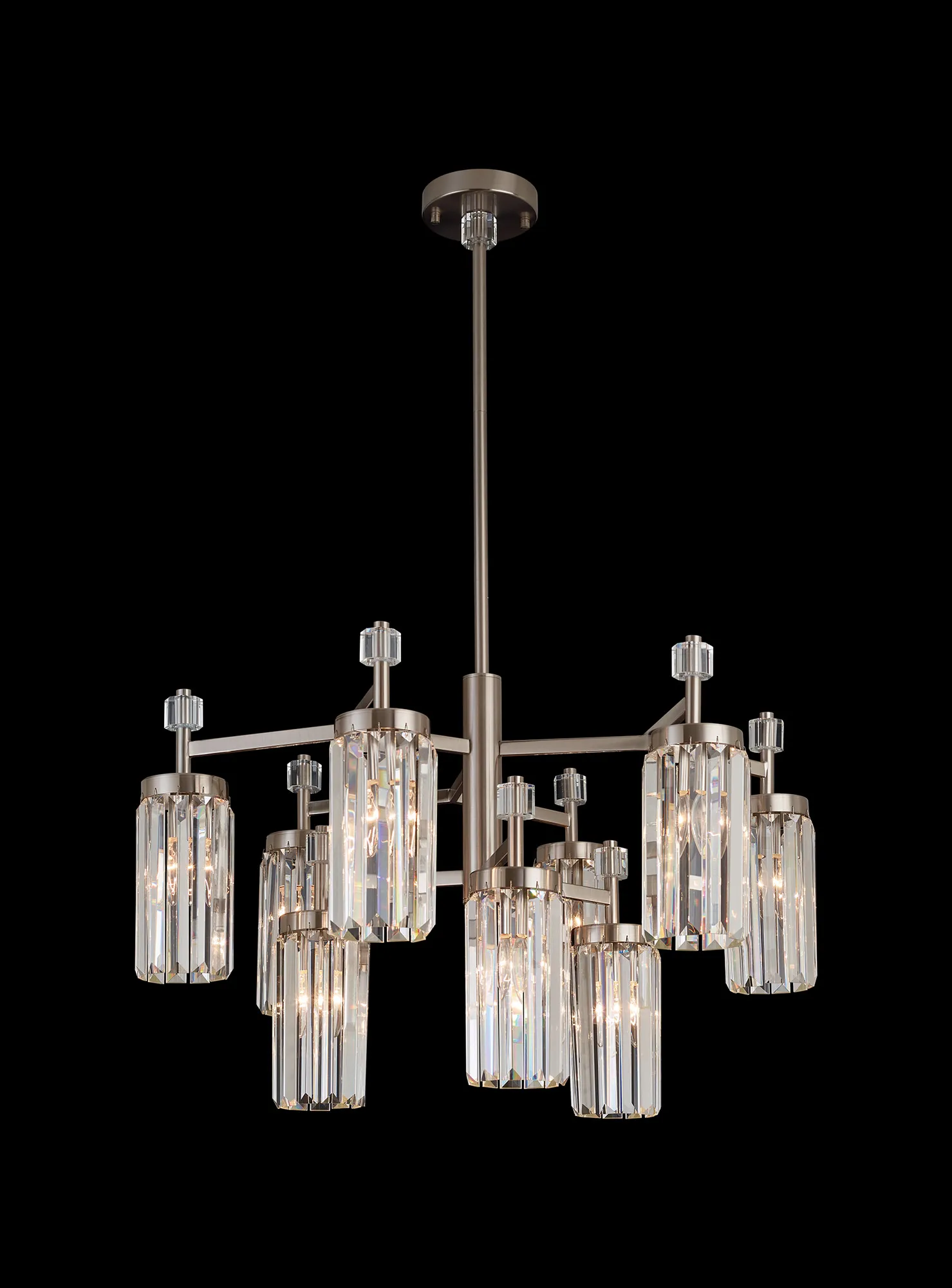 Valencia Crystal Ceiling Lights Diyas Multi Arm Crystal Fittings